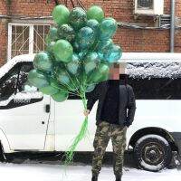 【cw】 12inch Camouflage latex ballons Theme Foil Printed Wedding ！