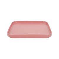 จานเหลี่ยม PORCELAIN 10 นิ้ว KECH SOLID PINKPORCELAIN SQUARE-SHAPED PLATE KECH 10IN SOLID PINK **พลาดไม่ได้แล้วจ้ะแม่**