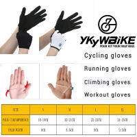 Hot YKYWBIKE ถุงมือขี่จักรยาน Half Finger Mens Women S Summer Road Bike Riding XRD Padding จักรยานถุงมือ Fluo Orange