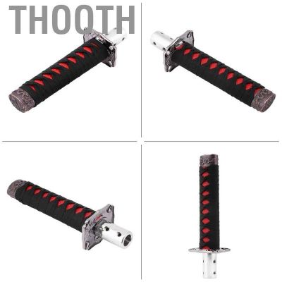 Thooth สั้น SAMURAI SHIFT KNOB Sport Gear Shifter 4 Universal adapters