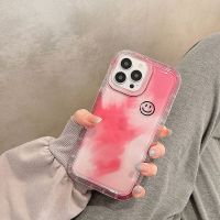 Casing ponsel lukisan senyum lucu cat air untuk Samsung A54 A52S A52 A53 A34 A33 A73 A31 A13 A22 A23 S22 S23 Ultra S21 S20 FE casing