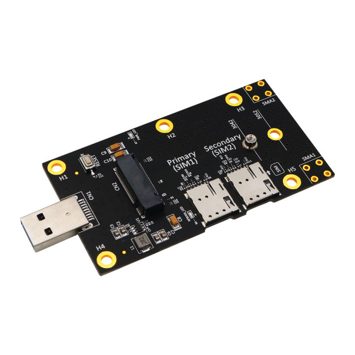 ngff-m2-key-b-to-usb-3-0-adapter-wdual-nano-sim-card-slots-for-3g-4g-5g-module