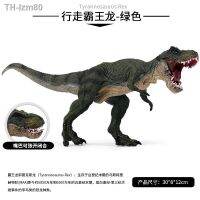 ? ของขวัญ แบบจำลองไดโนเสาร์ Jurassic แบบคงที่เดิน Tyrannosaurus ไดโนเสาร์ของเล่นสัตว์ป่าที่เป็นของแข็งโมเดลพลาสติก