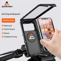 Acrunu Bike Phone Holder Motorcycle Waterproof Cell Phone Holder Shockproof 360° Rotation Bike phone support Bicycle Accessories