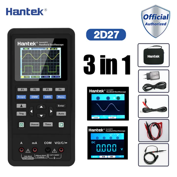Hantek Original 2D42 2D72 Oscilloscope Digital Multimeter Tester ...