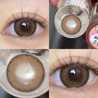 COD ส่งไว Brown ขนาดตาโต (Bigeyes) สายตาปกติ  กรองแสง uv เลนส์แท้จดทะเบียนถูกต้อง ผ่านอย.ไทย รพ