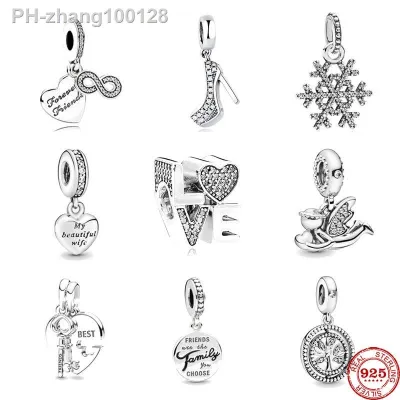 2020 new free shipping my beautiful wife family best friend angel charm fit original charms silver 925 bracelet X036