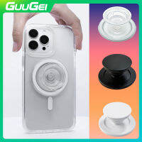 GUUGEI ด้ามจับแม่เหล็กติดโทรศัพท์พับได้,ที่วางที่วางโทรศัพท์ Popsocket Magag-Safe แท่นวางโทรศัพท์ที่มีความปลอดภัยสูง