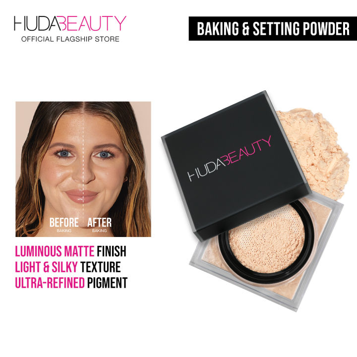 Huda Beauty Easy Bake Loose Powder Lazada Ph 