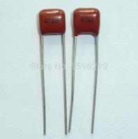 10pcs CBB capacitor 473 100V 473J 0.047uF 47nF P5 CL21 Metallized Polypropylene Film Capacitor