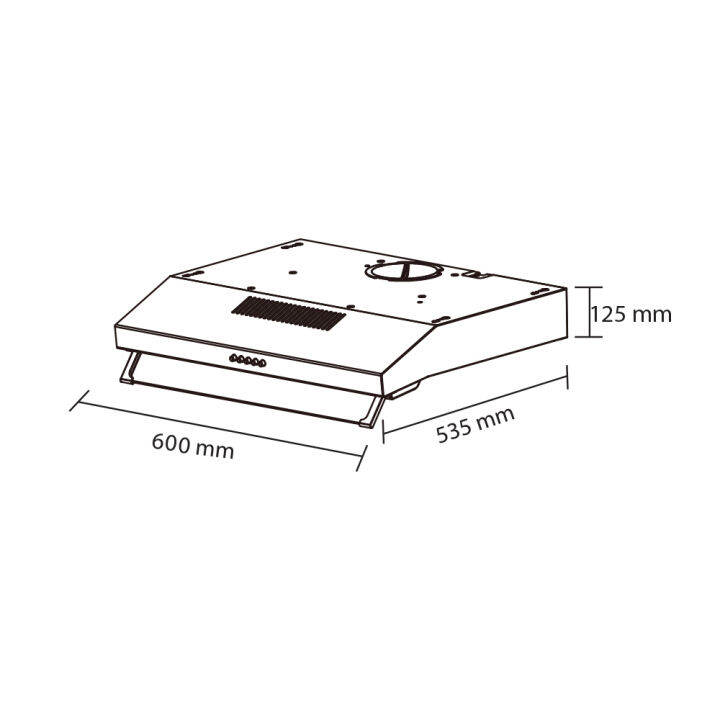 เครื่องดูดควันแบบมาตรฐาน-axia-รุ่น-i-nero-60-pu