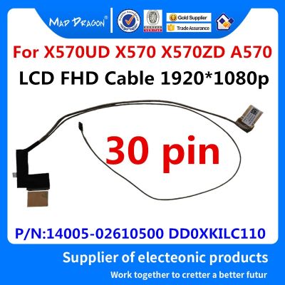 brand new MAD DRAGON Brand NEW LVDS LCD Video cable LCD 1920x1080 FHD CABLE for ASUS X570 X570ud X570ZD A570 14005 02610500 DD0XKILC110