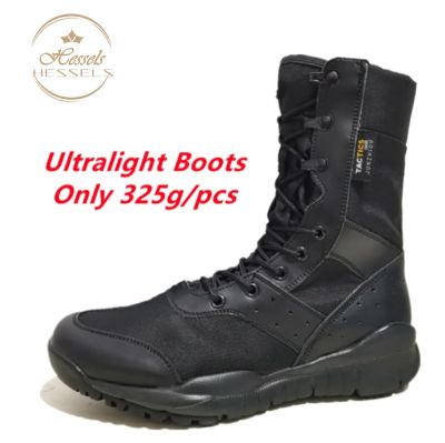 Lightweight Waterproof Tactical Boots Summer Combat Boot Men Women Climbing Training Outdoor Hiking Breathable Mesh Army Shoes