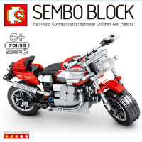 บล็อกตัวต่อมอเตอร์ไซค์ พร้อมฐาน SEMBO BLOCK 701135 จำนวน 238 ชิ้น