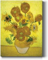 ภาพวาดที่มีชื่อเสียงพิมพ์ลายดอกทานตะวันโดย Vincent Van Gogh การพิมพ์ภาพวาดภาพวาดพรีเมี่ยมแกลอรี่ตกแต่งผ้าใบพร้อมที่จะแขวน30ใน H X 40ในการพิมพ์ผลิตที่อเมริกา W