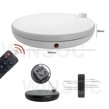 Remote Control Adjusting Speed Rotating Turntable Display Stand 