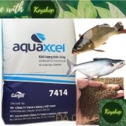 1KG Thức ĂN cá cargill 7414 40% đạm, CÁM CÁ dùng câu cá tra, diêu hồng