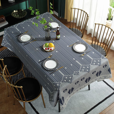 Customize Fabric Table Cloth Side Cover Cloth for Home Decor Track on The Table Dining Cloth Cotton and Linen Tablecloths