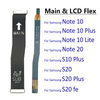 สายหลักสําหรับ Samsung Note 10 Lite Note 20 S10 Plus S20 Fe Ultra / Note 10 Plus 5G เชื่อมต่อเมนบอร์ดเข้ากับริบบิ้นหน้าจอ LCD