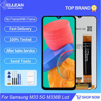 6.6นิ้วจอแสดงผล M336สำหรับ Samsung Galaxy M33 5G LCD TOUCH Digitizer ASSEMBLY M336B M3366 bds หน้าจอเครื่องมือจัดส่งฟรี