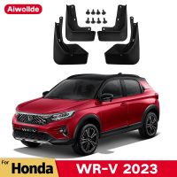 บังโคลนสำหรับ Honda WR-V WRV E RS 2023บังโคลนที่ปัดโคลนแผ่นกันกระเซ็นล้อหน้าหลังอุปกรณ์เสริมสำหรับรถยนต์4ชิ้น