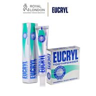 Combo trắng răng Eucryl kem đánh răng 62g + bột trắng răng 50g thumbnail