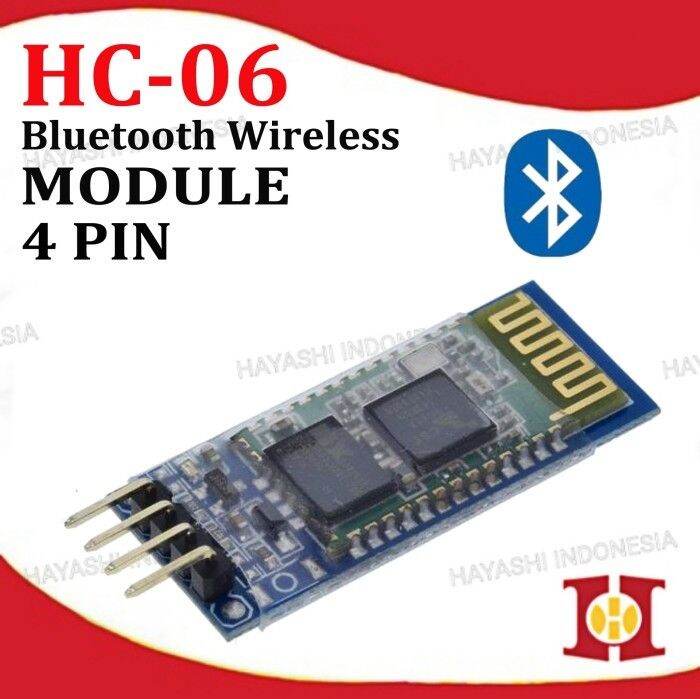 Hc 06 Hc06 4 Pin Bluetooth Transceiver Modul Wireless Arduino Uno Mega Lazada Indonesia 8700