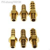 Mini Pagoda Pipe Fittings Male Metric thread M5 M6 M8 Brass 4 5 6 8 mm Barb Hose Leather Tube Trachea Connector