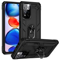 [HOT] Shockproof Armor For Xiaomi Redmi Note 11 10 pro max 11S 10S Case For Redmi 10A 10C Ring Stand Bumper Silicone Phone Back Cover