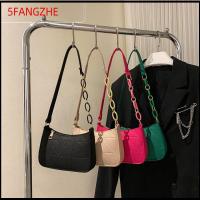 5FANGZHE รู้สึกเหมือนอยู่ กระเป๋าสะพายไหล่แบบสั้น สีทึบทึบ มินิมินิ ถุงใต้วงแขน แฟชั่นสำหรับผู้หญิง น้ำหนักเบามาก กระเป๋าโท้ท ผู้หญิงผู้หญิงผู้หญิง