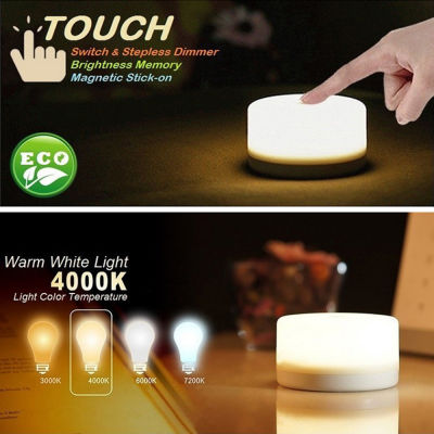 【คลังสินค้าพร้อม】Baby Night Light Eye Protection Touch Control Waterproof USB Rechargeable Light Adult LED Nightlight Table Desk Atmosphere Light Baby Night Light For Kids โคมไฟข้างเตียงให้นมบุตร Dimmable Nursery Lamp