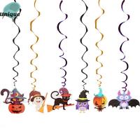 UNQCSA ฮาโลวีน halloween accessories DIY สยองขวัญ เหตุการณ์ เครื่องประดับเทศกาล บ้านผีสิง ผี Swirl แขวนเพดาน ตกแต่งฮาโลวีน อุปกรณ์ปาร์ตี้ สตรีมเมอร์ สไปรัล