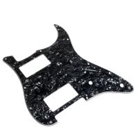 Pickguard กีตาร์มุกสีดำ3Ply สำหรับ Stratocaster Fender Strat 2 HH Humbucker