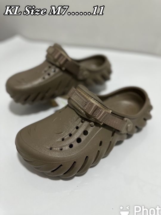 รองเท้า-crocs-echo-รองเท้าแบบสวมสำหรับผู้ชายลายมาใหม่-งานสวยมากๆน้ำหนักเบา-รองเท้าเผื่อสุขภาพ