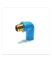 SuperSales - X2 ชิ้น - ข้องอ90 ระดับพรีเมี่ยม เกลียวนอกทองเหลือง-หนา ฟ้า 25 BRASS VALVE ELBOW90-WS B 25 ส่งไว อย่ารอช้า -[ร้าน By Siri จำหน่าย อุปกรณ์งานช่างอื่นๆ ราคาถูก ]