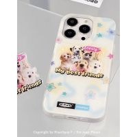 [ส่งสินค้าภายใน 24 ชั่วโมง]Lovely phone case from nineopenเคสไอโฟนนิ่มสกรีนลายน้องหมา แมวขอบใส