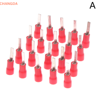 ?【Lowest price】CHANGDA 20pcs DBV1.25-10 DBV2-14 DBV5.5-10ชิป-shaped Cold-Pressed Terminal plug-in INSULATED Blade CABLE LUG Sleeve Connector CONNECTOR