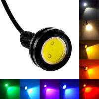 1X สีขาวสีแดงสีฟ้า 18 มม.23 มม.12 V Eagle Eye Daytime Running หลอดไฟสำรองรถ Auto มอเตอร์ไฟเลี้ยว LED กันน้ำวันโคมไฟ-jjjvjvjyvuyvksbjd