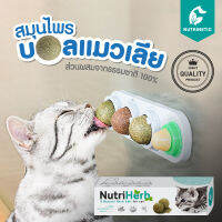 NutriHerb สมุนไพรบอล สำหรับแมวเลีย ผลิตจากสมุนไพร 4 ชนิดช่วยลดความเครียด บำรุงสุขภาพ