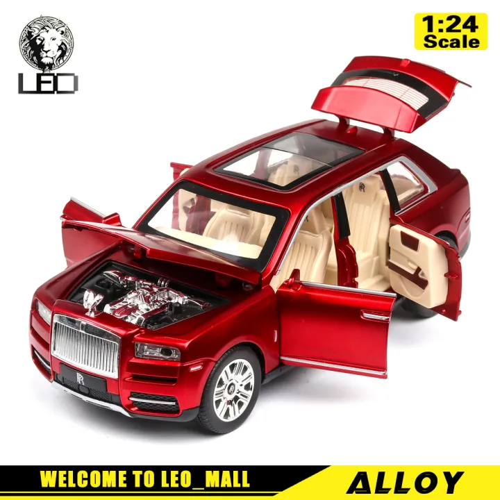 Che Zhi Diecast Rolls Royce Cullinan Alloy Car Toy Suv Edition 1/24