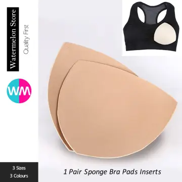 5 Pairs Sponge Removable Triangle Breast Bra Pads Inserts Replacement –