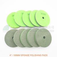 DIATOOL 10pcs 4 /100MM Sponge Diamond Polishing Pads For Soft Stone Marble Artificial Stone Terrazzo Floor Grit 3000 4inch