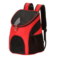 Foldable Mesh Pet Carrier Backpack Bag Breathable Dog Cat Large Capacity Outdoor Travel Carrier Double Shoulder Bag Pet Carrier