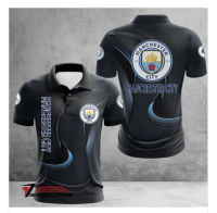 New Premier League powerhouse, Triple Crown Manchester-City 2023 new design 3D POLO SHIRT (contact online for free customization) -NO.HGFSJH4W15