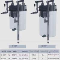 ฟิล์มกรองน้ำบริสุทธิ์สำหรับปลาใช้กรองภายนอกถังตัวกรองแขวนอุปกรณ์กรองตู้ปลาสามในหนึ่งเดียว220โวลต์