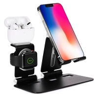 3 in 1 Desktop Phone Charge Dock Holder For 12 Pro Stand For 12 11 XS Max Android Phone Tablet