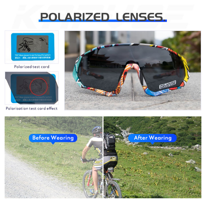 ขี่จักรยานแว่นกันแดด-mtb-p-olarized-กีฬาขี่จักรยานแว่นตาแว่นตาจักรยานจักรยานเสือภูเขาแว่นตาผู้ชายผู้หญิงขี่ขี่จักรยานแว่นตา