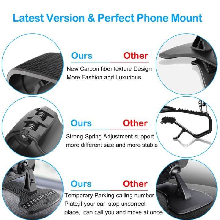 new-hud-car-dashboard-phone-stand-360-adjustable-gps-car-clips-holder-hidden-parking-number-for-mobile-phone-car-stand-support-car-mounts