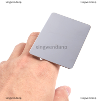 xingwendanp Finger Ring Color Palette จานสแตนเลสแต่งหน้าครีมรองพื้น Palette