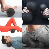 +‘； Double Massage Ball Set EPP Lacrosse Myofascia Ball Lightweight Fitness Body Fascia Massage Yoga Exercise Relieve Pain